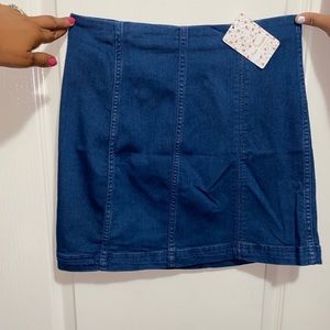 Free People Denim Skirt